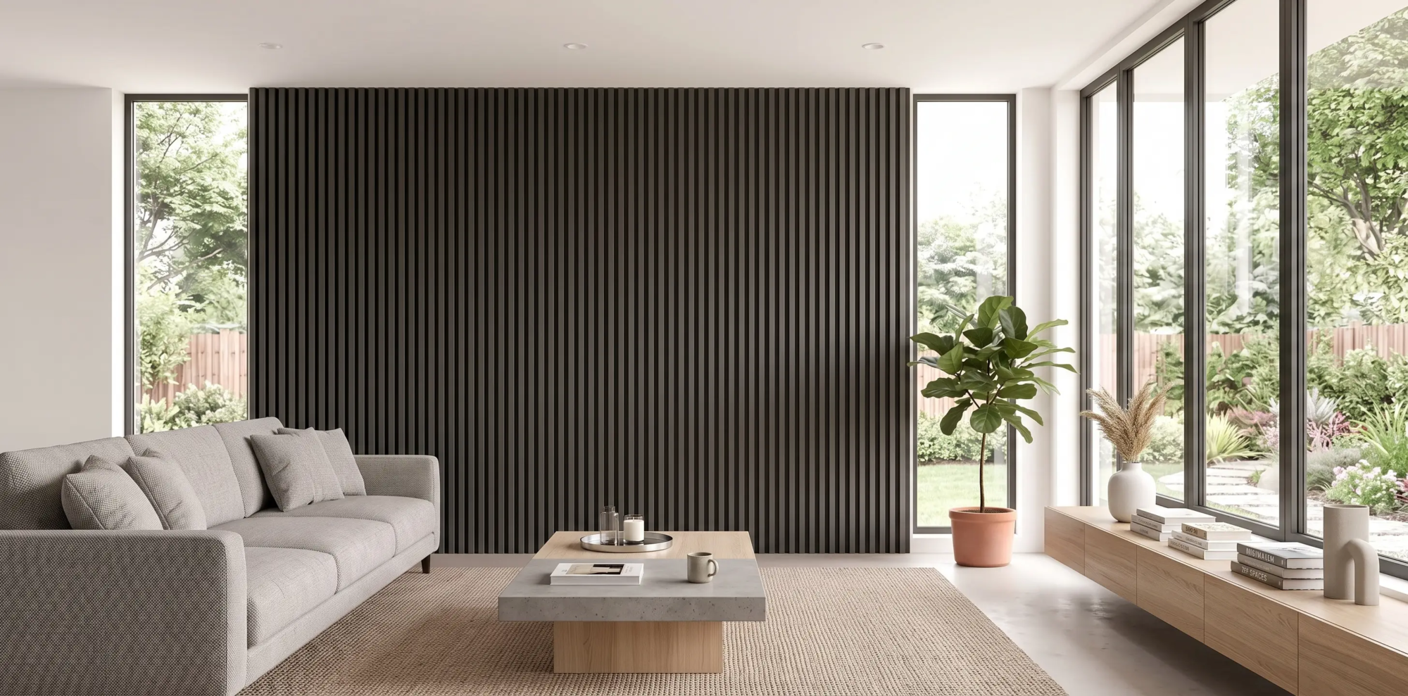 [Preview] Acoustic Wall Panel (Charcoal)