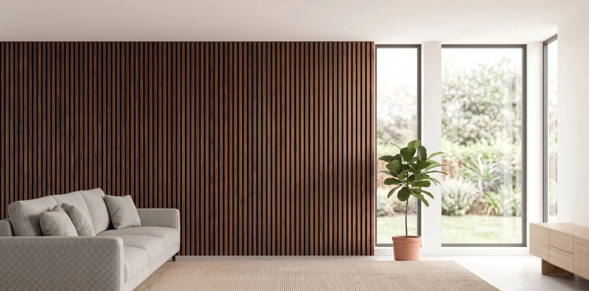 [Preview] Acoustic Wall Panel (Walnut)